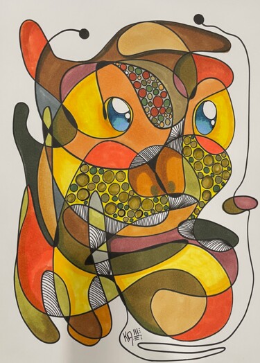 Dibujo titulada "Mandibules" por Ka'Reen, Obra de arte original, Tinta