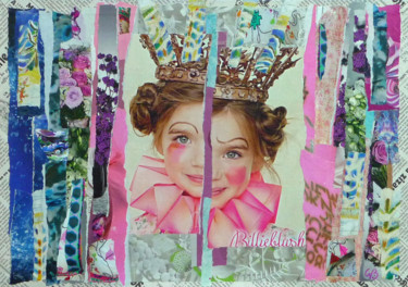 Collages titled "La Princesse Macaro…" by Catherine Vidal-Borthayre, Original Artwork