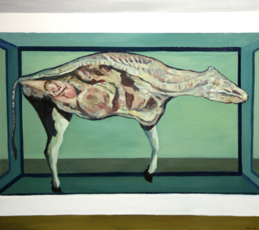 Pintura titulada "Narodziny artysty,…" por Kacper Piskorowski, Obra de arte original, Oleo Montado en Bastidor de camilla de…