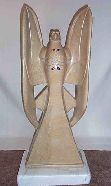 Escultura titulada "Spirit of Freedom" por Michael J. Kaczor I, Obra de arte original, Piedra