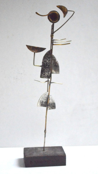 Sculpture titled "eidolio6" by Konstantinos Adamantidis, Original Artwork, Metals