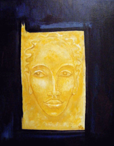 Peinture intitulée "L'or noir" par Gandon Nathalie, Œuvre d'art originale