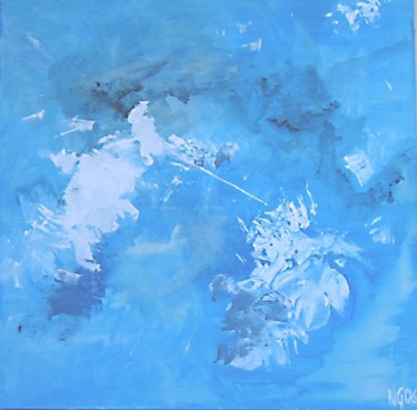 Peinture intitulée "Sky" par Gandon Nathalie, Œuvre d'art originale