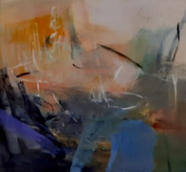 Pintura intitulada "Sunset" por Kae-He Zöllner, Obras de arte originais, Acrílico
