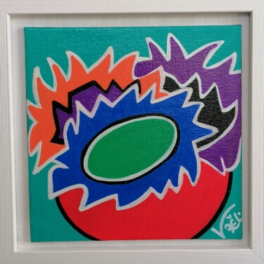 Peinture intitulée "Les Tournesoleils" par Kaël, Œuvre d'art originale, Gouache Monté sur Carton
