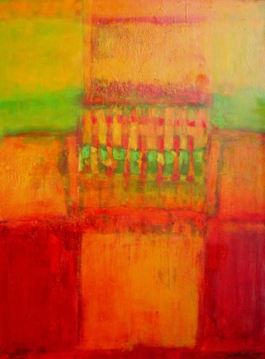Peinture intitulée "Cathédrale II" par Kainou, Œuvre d'art originale