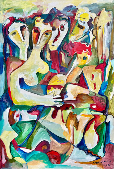 "Composition" başlıklı Tablo Kajazun (Kajo) Avetisyan tarafından, Orijinal sanat, Zamklı boya