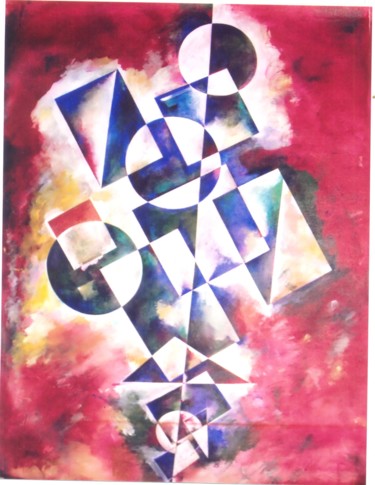 Painting titled "art painting of  ab…" by Kalash Trader, Original Artwork, Acrylic