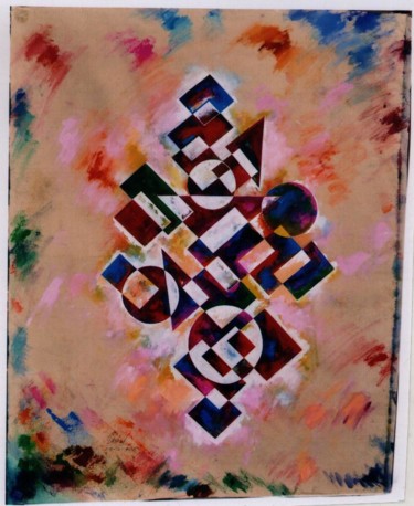 Painting titled "work of abstract pa…" by Kalash Trader, Original Artwork, Acrylic