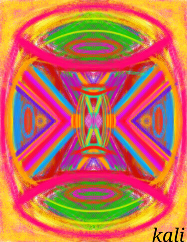 Arts numériques intitulée "Les couleurs de l’e…" par Kali, Œuvre d'art originale, Peinture numérique