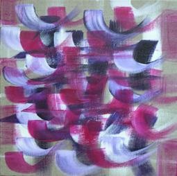 Painting titled "Expression calligra…" by Kaliart, Original Artwork