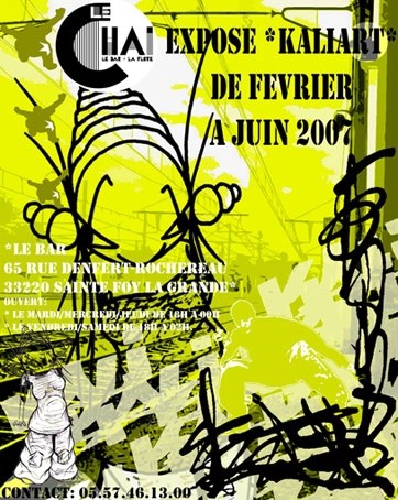 「* Affiche Expo La f…」というタイトルのデジタルアーツ Kaliartによって, オリジナルのアートワーク