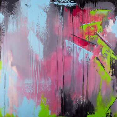 Cosmic haze Painting titled "Cosmic haze" by Miku, Original Art, Acrylic