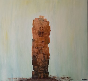 Malerei mit dem Titel "Turm" von Mucky, Original-Kunstwerk, Acryl