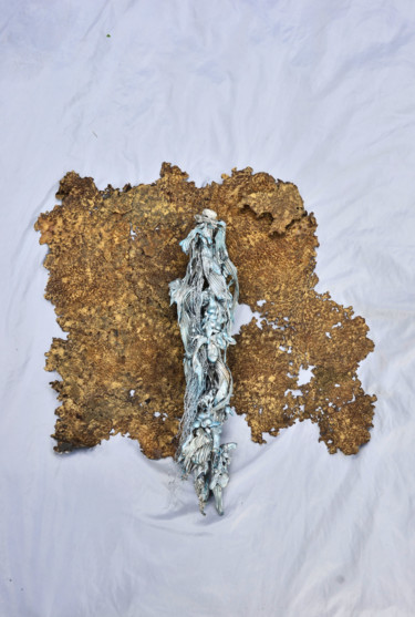 Sculpture titled "Cascade dÔ" by Kalizae, Original Artwork, Aluminium