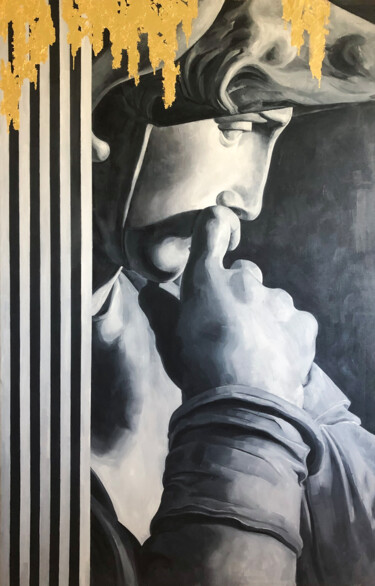 Картина под названием "Lorenzo de Medici" - Дарья Камаева, Подлинное произведение искусства, Масло