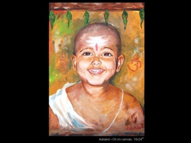 Painting titled "Aanand" by Kamal Devnatha, Original Artwork