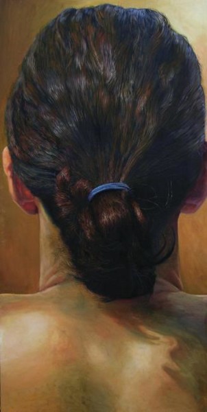 Painting titled "back" by Kamalky Laureano, Original Artwork
