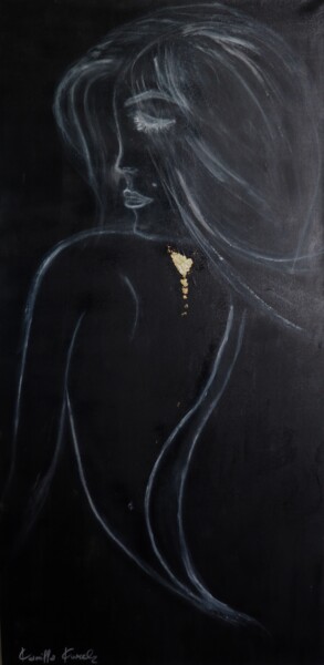 Malerei mit dem Titel "silence" von Kamilla Kurek, Original-Kunstwerk, Acryl