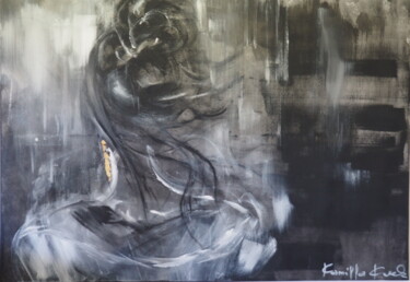 Malarstwo zatytułowany „escape” autorstwa Kamilla Kurek, Oryginalna praca, Akryl Zamontowany na Drewniana rama noszy