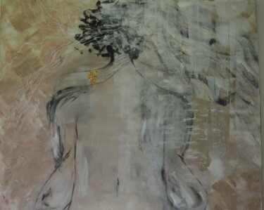 Картина под названием "a song of trust" - Kamilla Kurek, Подлинное произведение искусства, Акрил Установлен на Деревянная ра…