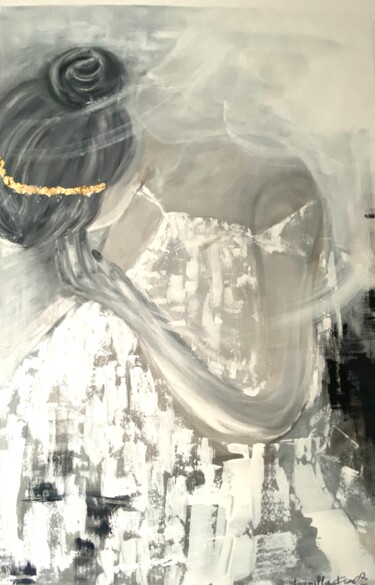 Картина под названием "Harmony VII" - Kamilla Kurek, Подлинное произведение искусства, Акрил Установлен на Деревянная рама д…