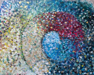 Peinture intitulée "Spirale" par Kams, Œuvre d'art originale, Acrylique Monté sur Châssis en bois