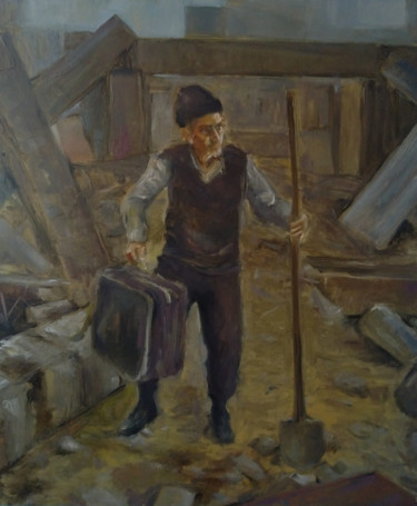 Malerei mit dem Titel "Arcakh today 50x60c…" von Kamsar Ohanyan, Original-Kunstwerk, Öl Auf Keilrahmen aus Holz montiert