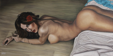 Painting titled "Katerina" by Kamyar Tarikhi, Original Artwork, Oil