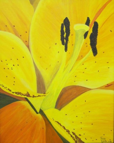 Painting titled "Your In Lilly" by Kandice Utter, Original Artwork