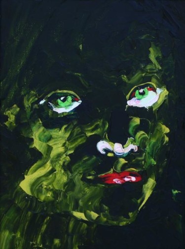 Pittura intitolato "Тоска зелёная" da Aleksandr Kandinskii Dae, Opera d'arte originale, Olio