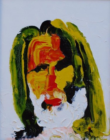 Картина под названием "Автопортрет" - Александр Кандинский-Дае, Подлинное произведение искусства, Масло