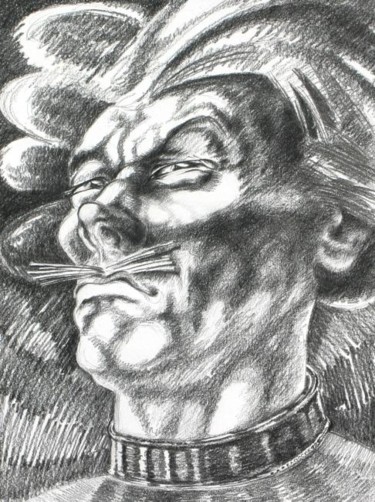 Рисунок под названием "Варвар" - Александр Кандинский-Дае, Подлинное произведение искусства