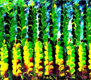 Картина под названием "Пустырь" - Александр Кандинский-Дае, Подлинное произведение искусства, Масло