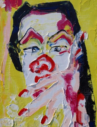 Картина под названием "Портрет № 1500" - Александр Кандинский-Дае, Подлинное произведение искусства, Масло