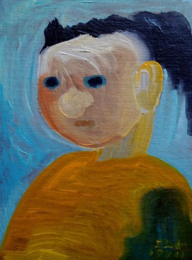 Картина под названием "Танька (Одноклассни…" - Александр Кандинский-Дае, Подлинное произведение искусства, Масло