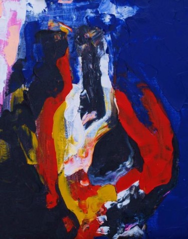 Картина под названием "Личное" - Александр Кандинский-Дае, Подлинное произведение искусства, Масло