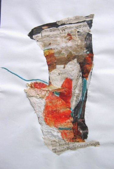Collagen mit dem Titel "Mémoires 7- Amour e…" von Denise Kandro (DKANDRO), Original-Kunstwerk
