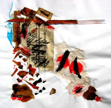 Collagen mit dem Titel "Mémoire 13 - Mémoir…" von Denise Kandro (DKANDRO), Original-Kunstwerk