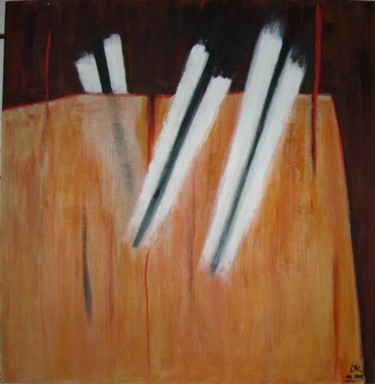Pintura intitulada "tension 19" por Denise Kandro (DKANDRO), Obras de arte originais, Acrílico