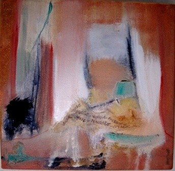 Pittura intitolato "Terre de voyage  2" da Denise Kandro (DKANDRO), Opera d'arte originale, Acrilico