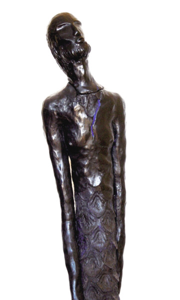 Sculpture titled "LE GREC" by Kanel Brosi, Original Artwork, Clay
