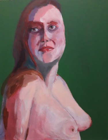 Peinture intitulée "portret" par Wim Kannekens, Œuvre d'art originale