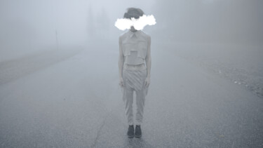 Fotografía titulada "Clouds for crane" por Kanzas Anthony, Obra de arte original, Fotografía digital