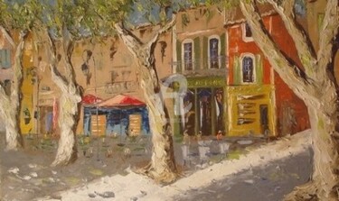 Peinture intitulée "ISLE SUR LA SORGUE" par Kao Bourillon, Œuvre d'art originale