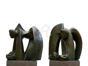 Sculpture intitulée "eveil11.jpg" par Kaol, Œuvre d'art originale