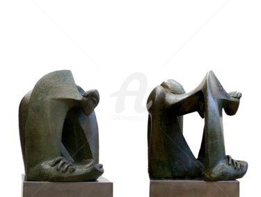 Sculpture intitulée "eveil12.jpg" par Kaol, Œuvre d'art originale