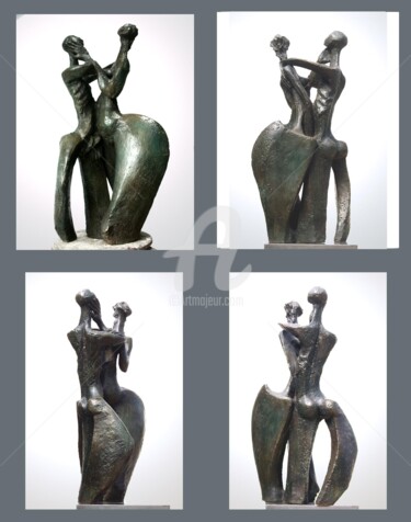 Sculpture intitulée "le-tire-bouchon-du-…" par Kaol, Œuvre d'art originale, Autre