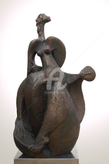 Sculpture intitulée "lunaire-h-84-1.jpg" par Kaol, Œuvre d'art originale