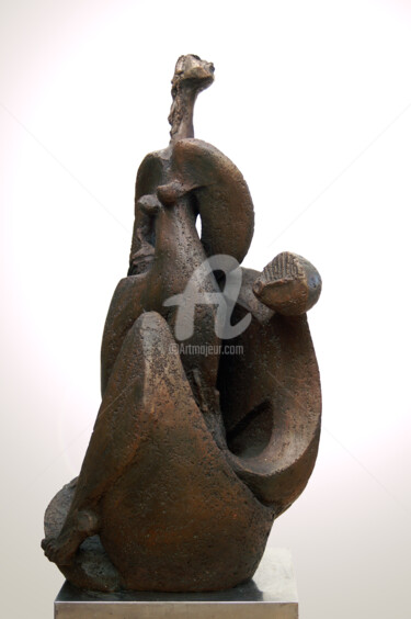 Sculpture intitulée "lunaire-h-84-2.jpg" par Kaol, Œuvre d'art originale